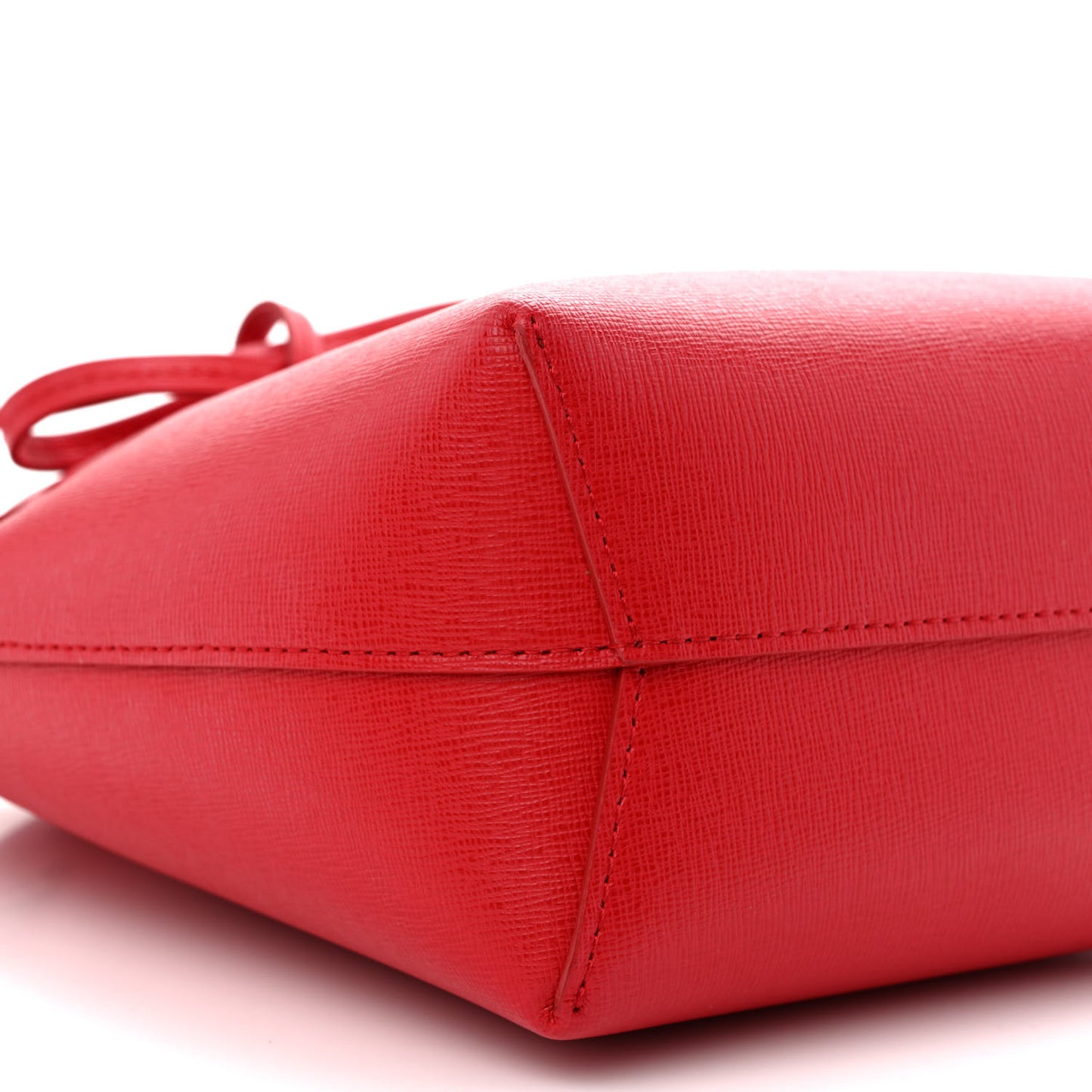 Calfskin Mini Mini Bucket Bag Flamma