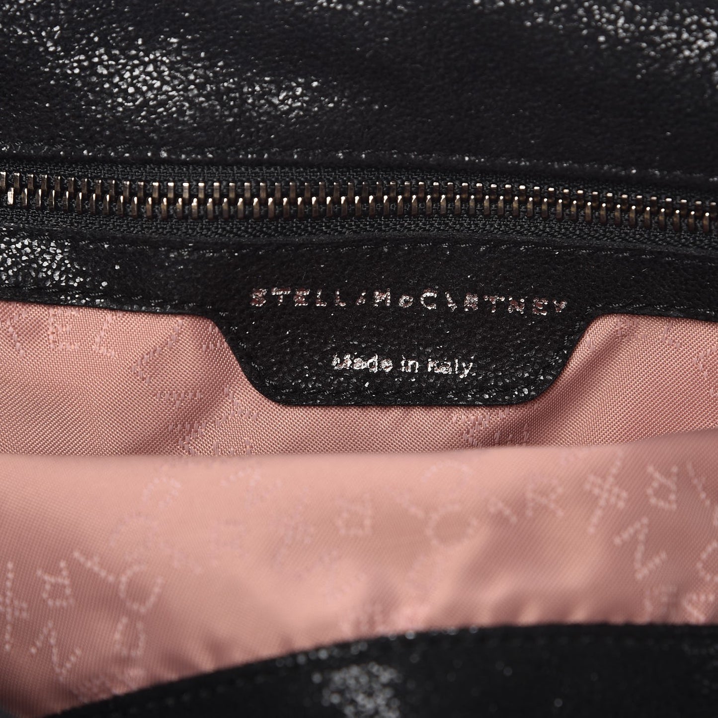 Shaggy Deer Falabella Fold Over Tote Black