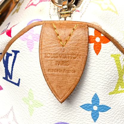 Louis Vuitton Monogram Multicolor Speedy 30 White 6 of 9