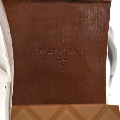 Chanel Calfskin Camellia Clogs 37 White 6 of 9