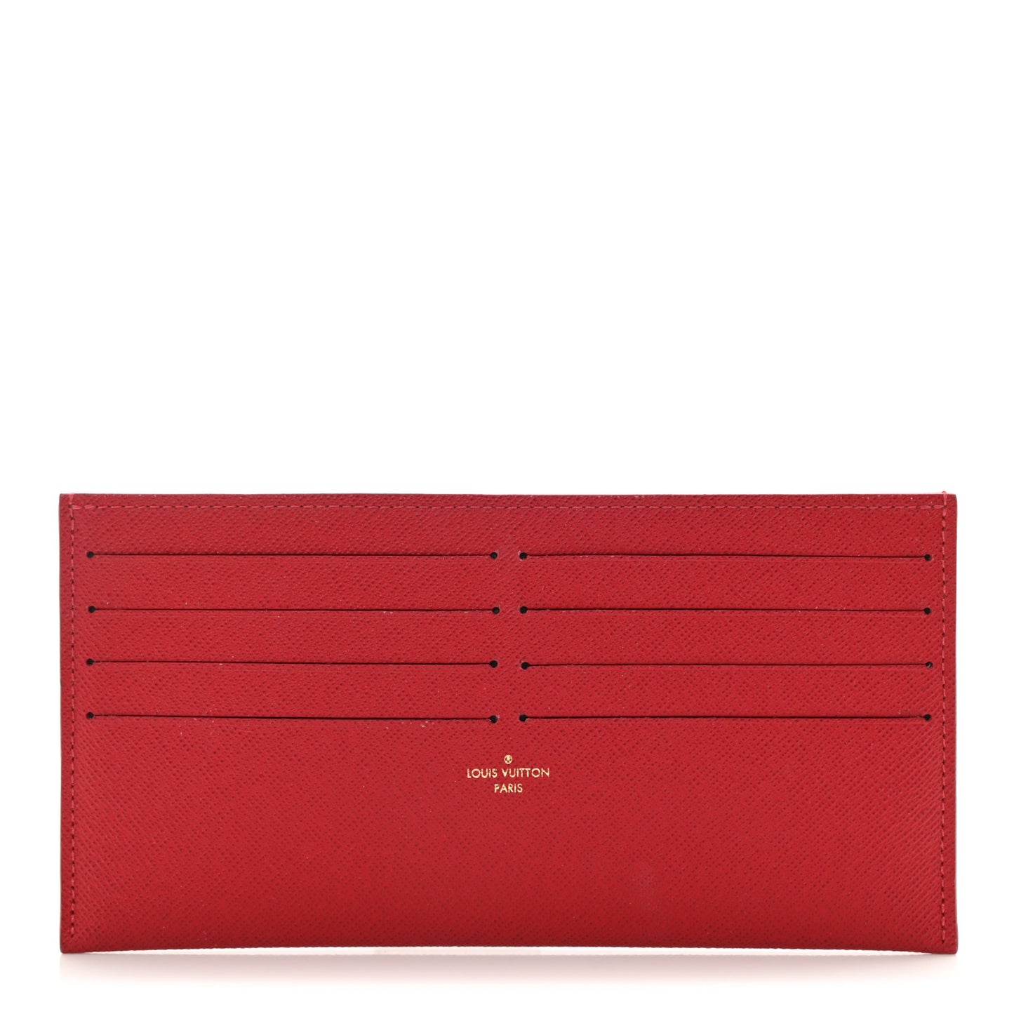 Calfskin Felicie Card Holder Insert Cherry