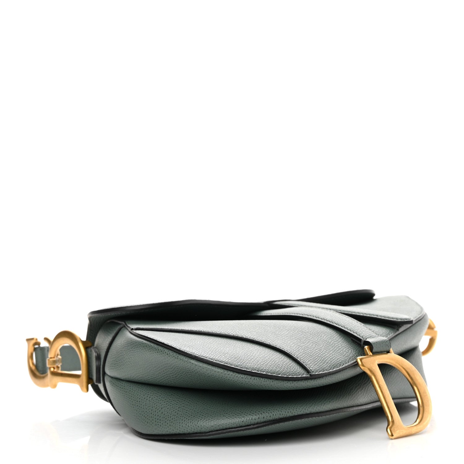 Christian Dior Grained Calfskin Saddle Bag Orage 3 of 12