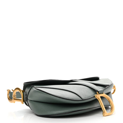 Christian Dior Grained Calfskin Saddle Bag Orage 3 of 12