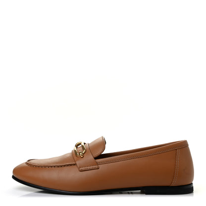 Hermes Calfskin Colette Loafer 38.5 Beige Dore 1 of 8
