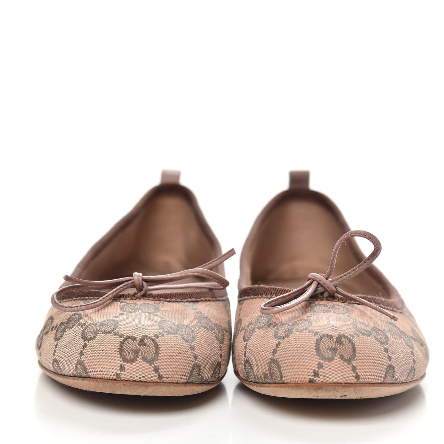 Monogram Ballet Flats 37.5 Dark Brown