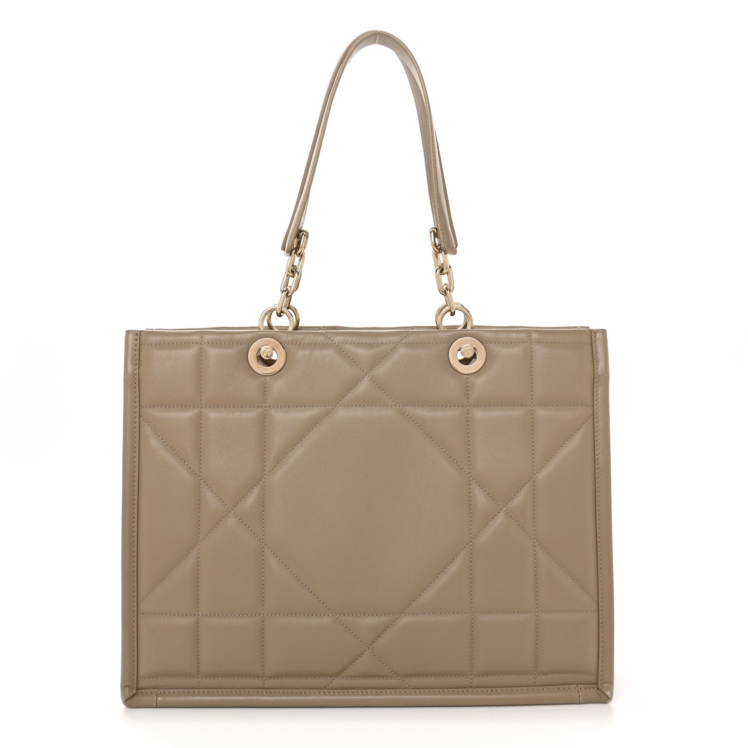 Christian Dior Calfskin Archicannage Medium Essential Tote Beige 1 of 14
