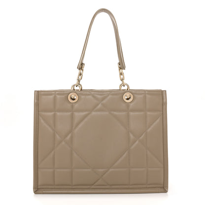 Christian Dior Calfskin Archicannage Medium Essential Tote Beige 1 of 14