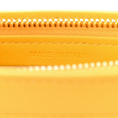Christian Dior Calfskin Cannage Caro Zipped Pouch With Chain Sunny 7 of 11