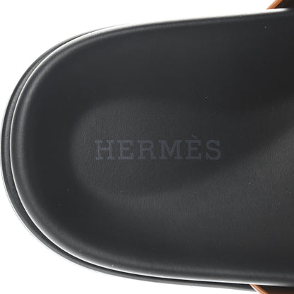 Hermes Calfskin Womens Chypre Sandals 36 Naturel 7 of 8