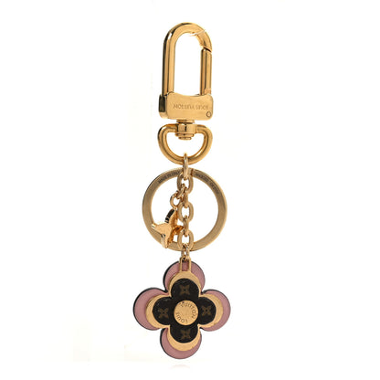 Louis Vuitton Monogram Blooming Flowers BB Bag Charm Key Holder Pink 1 of 4