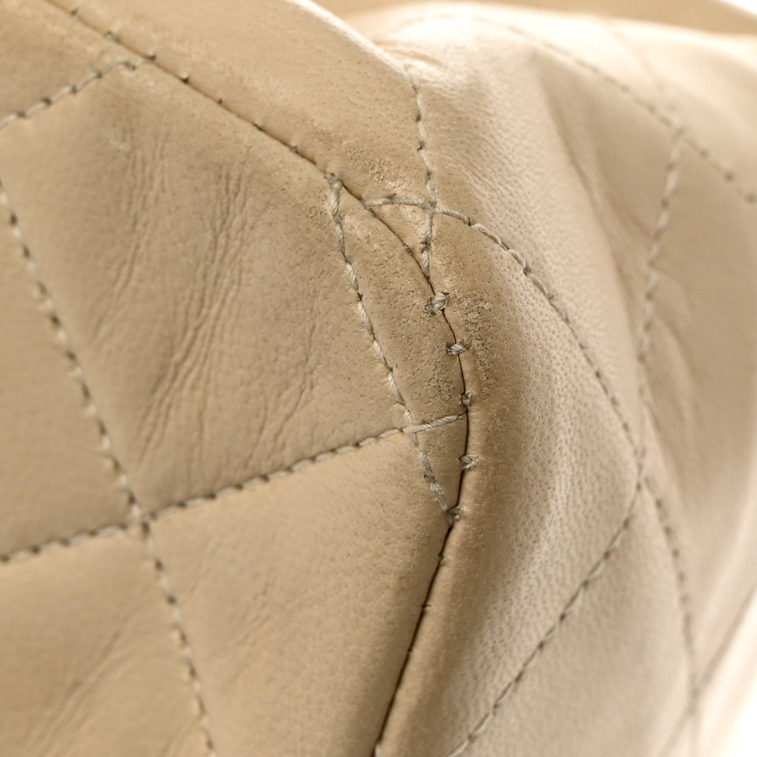 Chanel Lambskin Quilted Medium Double Flap Beige 14 of 14
