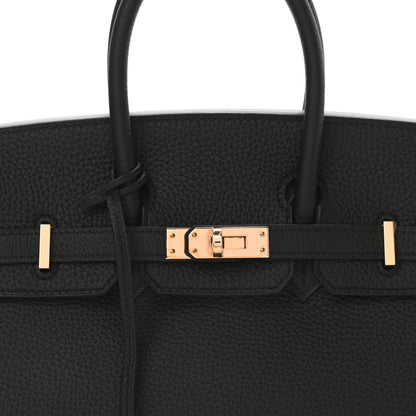 Hermes Togo Birkin 25 Black 10 of 10