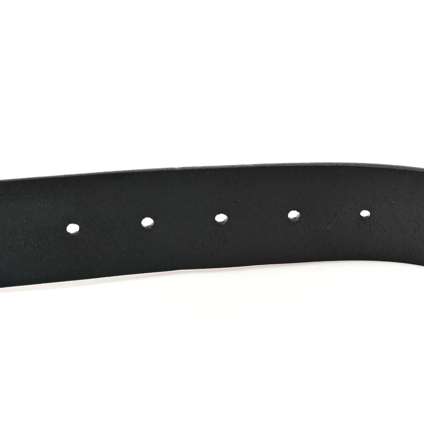 Selleria Calfskin Nickel Interlocking G 37mm Belt 85 34 Black