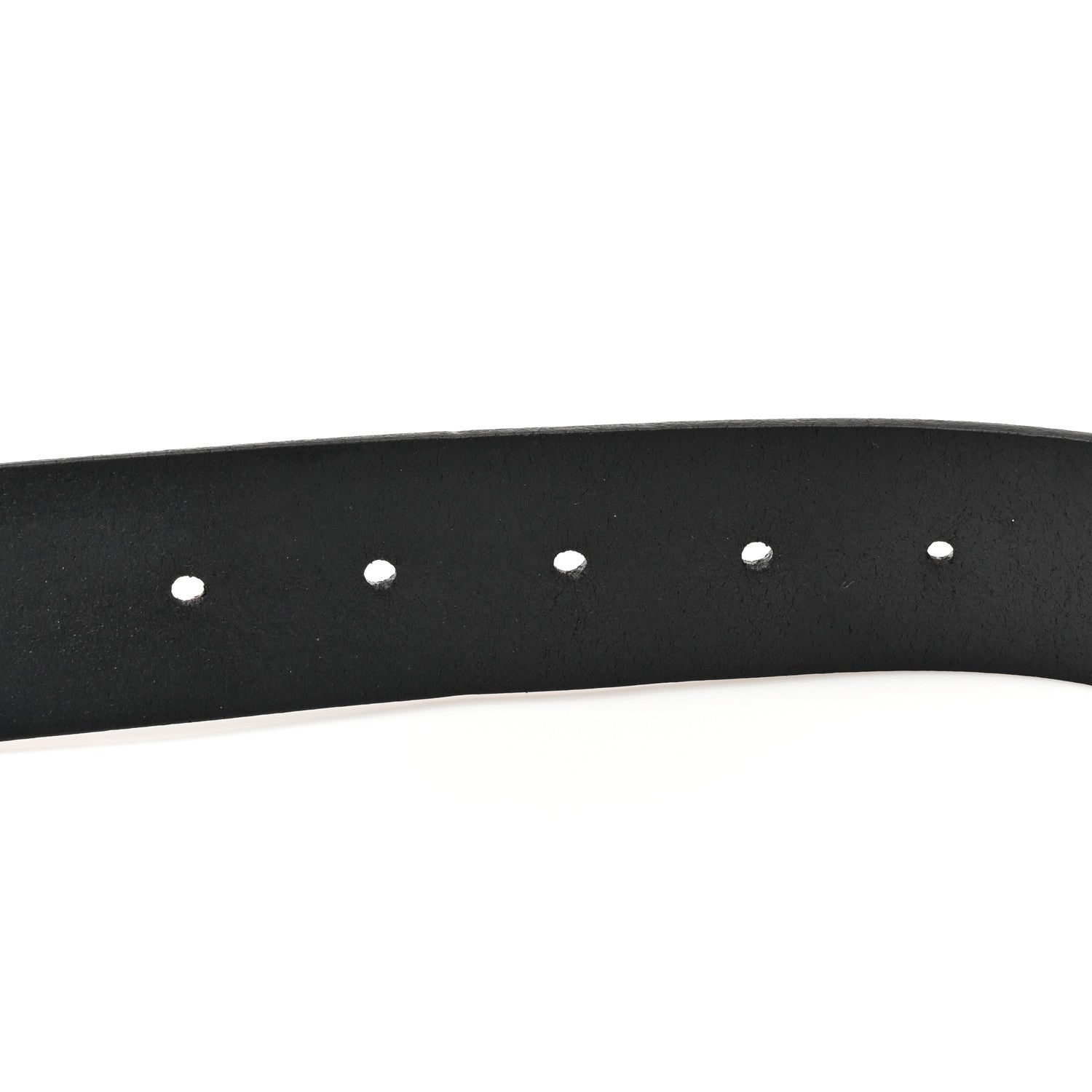 Gucci Selleria Calfskin Nickel Interlocking G 37mm Belt 85 34 Black 4 of 6