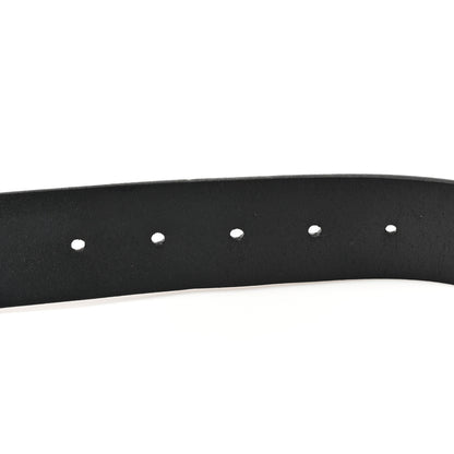 Gucci Selleria Calfskin Nickel Interlocking G 37mm Belt 85 34 Black 4 of 6