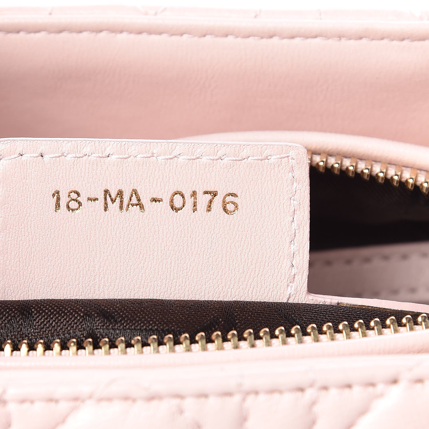 Christian Dior Lambskin Cannage Medium Lady Dior Light Pink 7 of 13