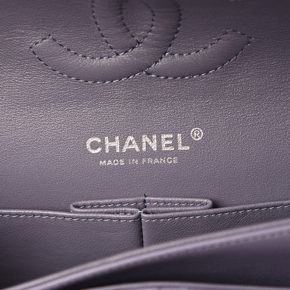 Chanel Lambskin Quilted Medium Double Flap Light Purple 6 of 11