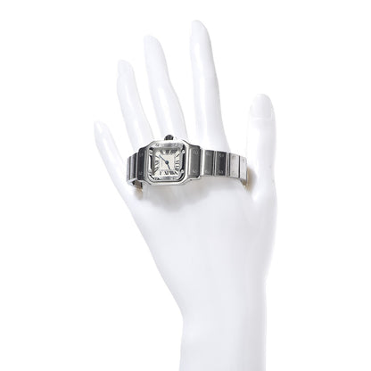 Cartier Stainless Steel 24mm Santos de Galbee Quartz Watch 2 of 9