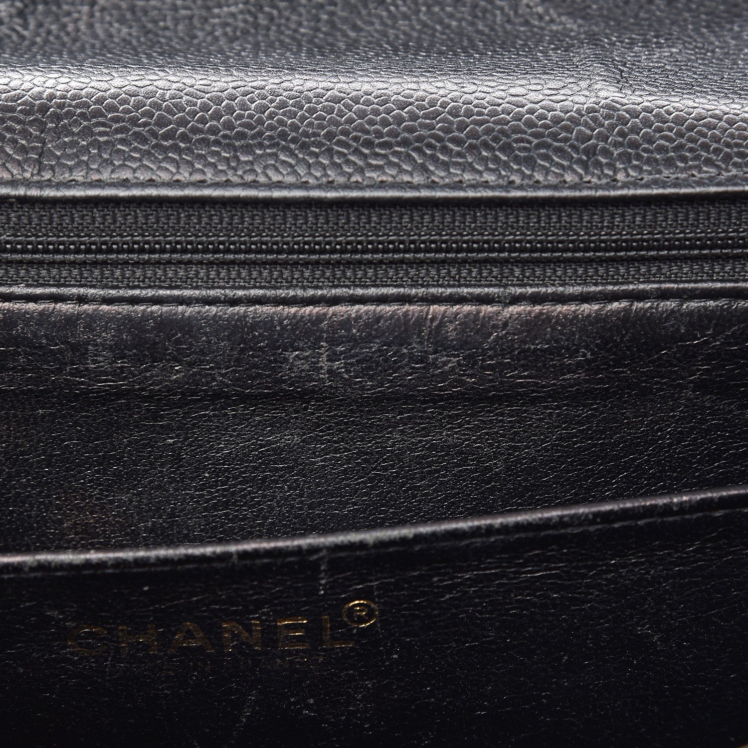 Chanel Caviar Quilted Jumbo Single Flap Black 8 of 16