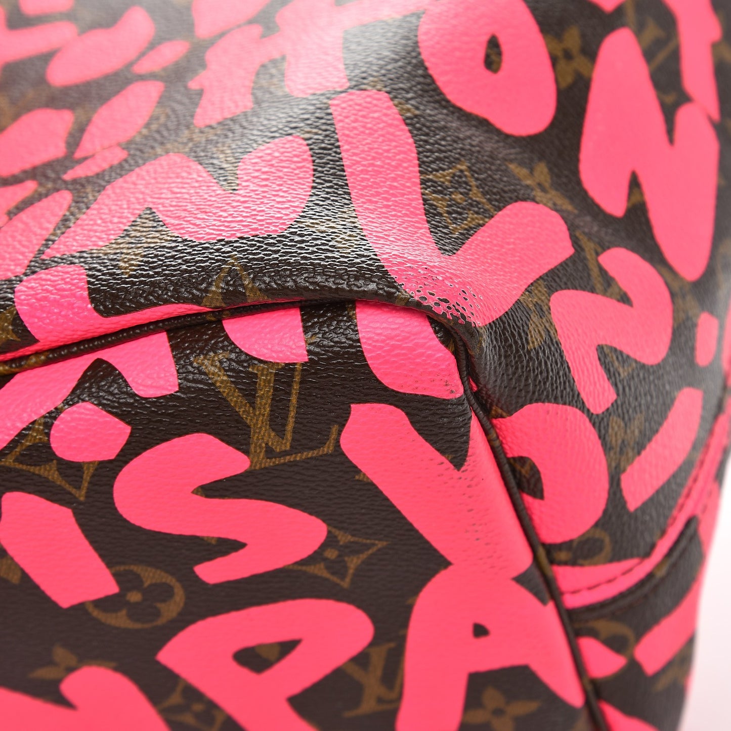 Monogram Graffiti Neverfull GM Fuchsia