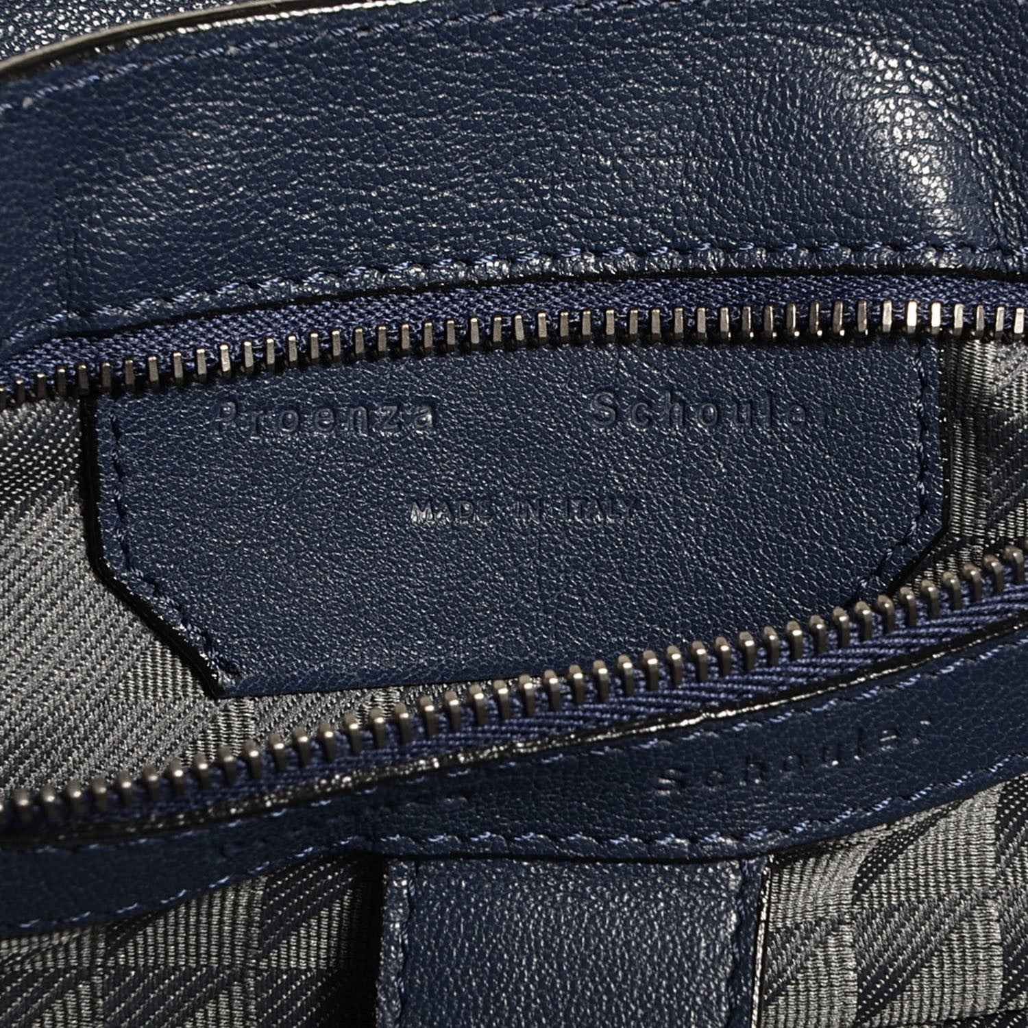 Proenza Schouler Lambskin Fringe Medium PS1 Satchel Midnight 7 of 12