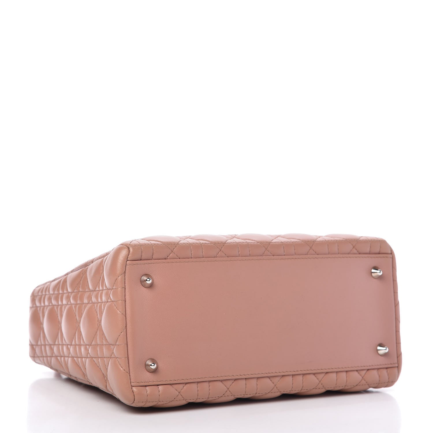 Christian Dior Lambskin Cannage Medium Lady Dior Pink 4 of 12
