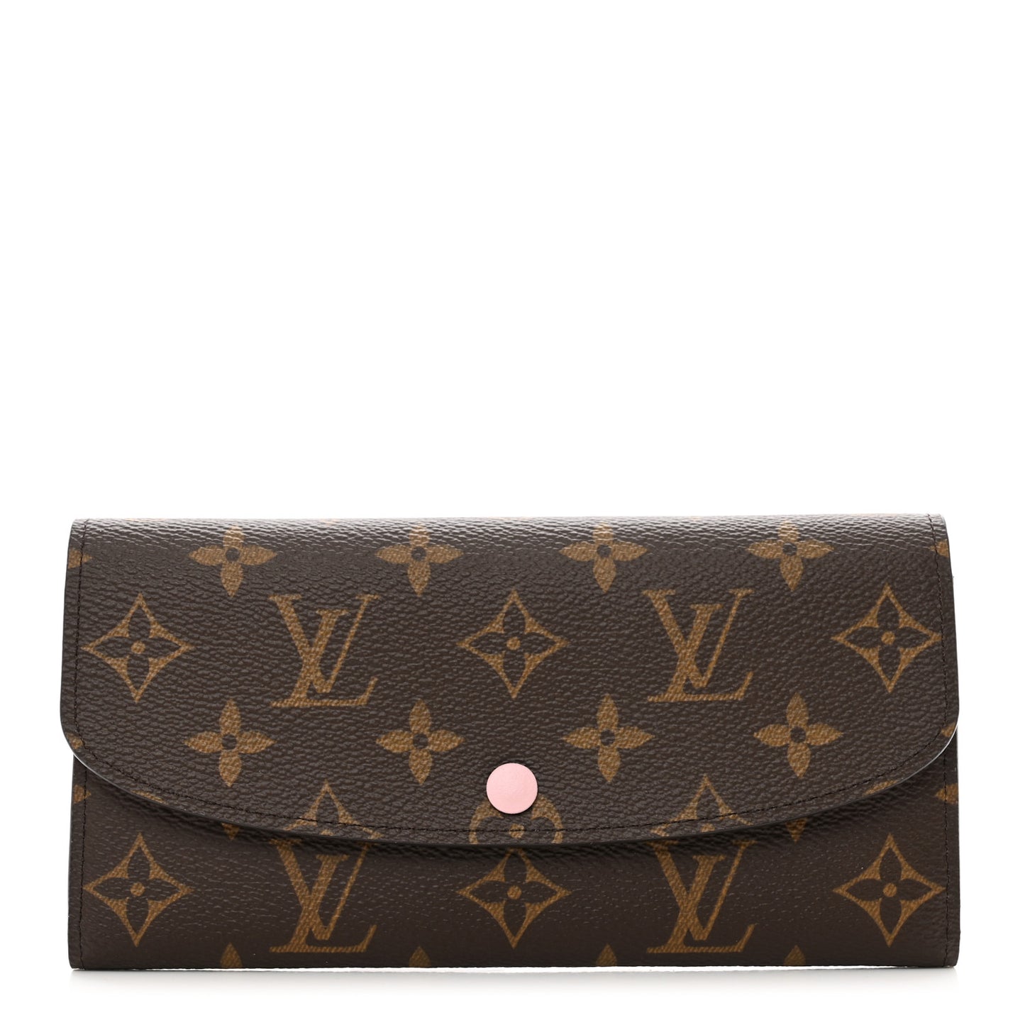 Monogram Emilie Wallet Rose Ballerine