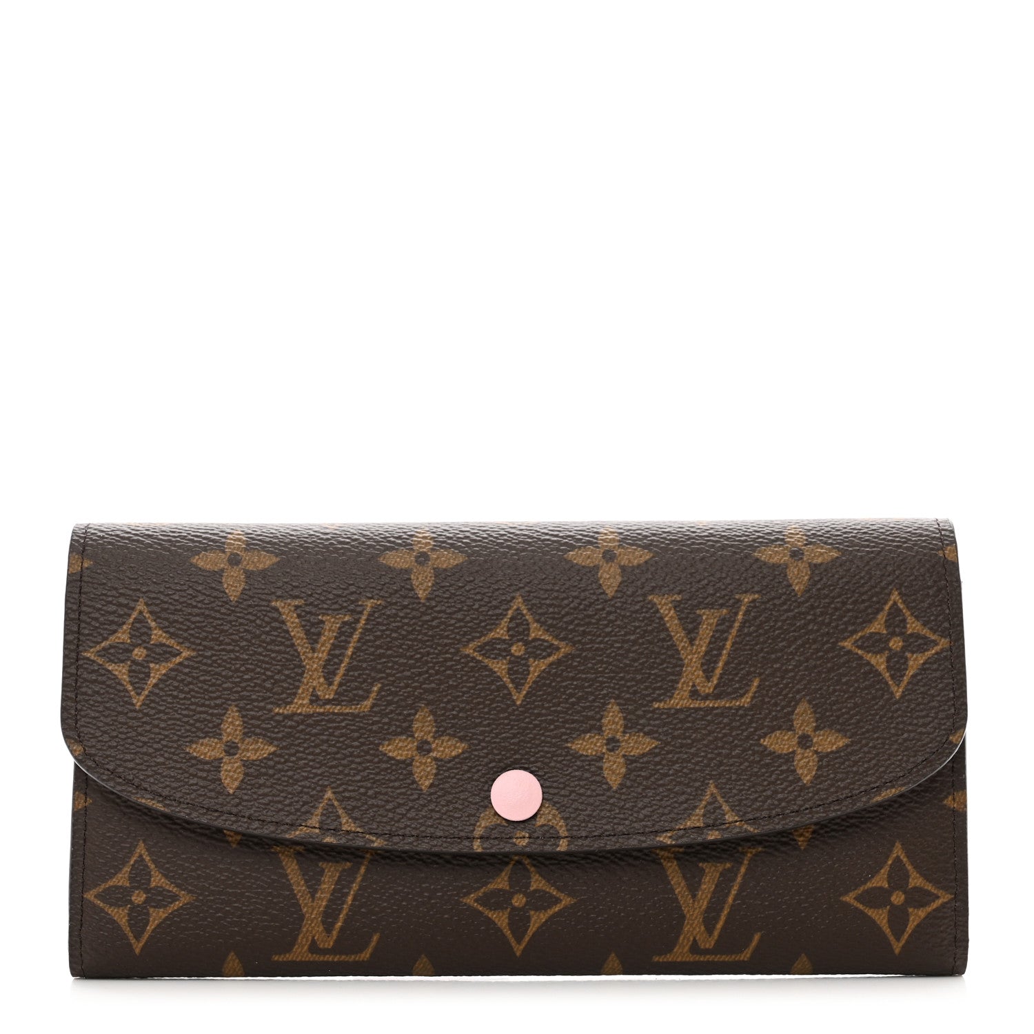Louis Vuitton Monogram Emilie Wallet Rose Ballerine 1 of 6