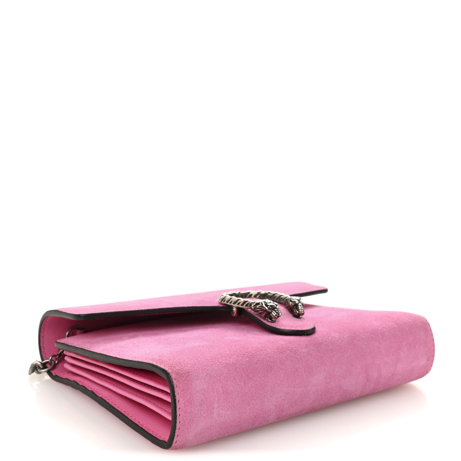 Gucci Suede Mini Dionysus Chain Wallet Pink Tropical Flower Gucci Suede Mini Dionysus Chain Wallet Pink Tropical Flower