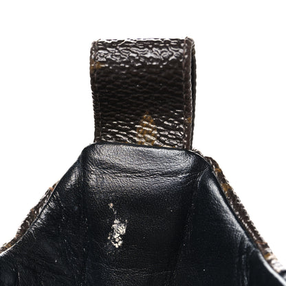 Louis Vuitton Suede Crocodile Embossed Calfskin Monogram Laureate Platform Desert Boots 36 Black 10 of 10