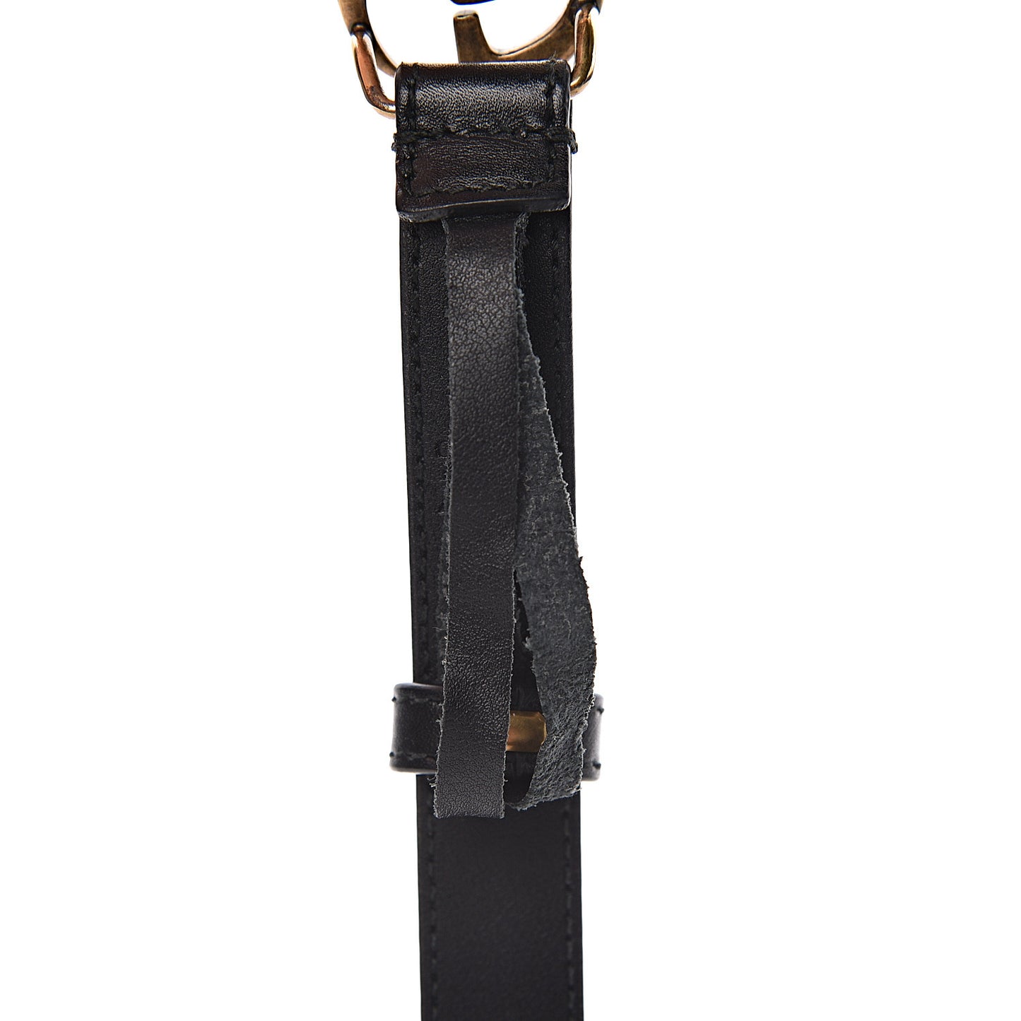 Calfskin Double G 20mm Belt 80 32 Black