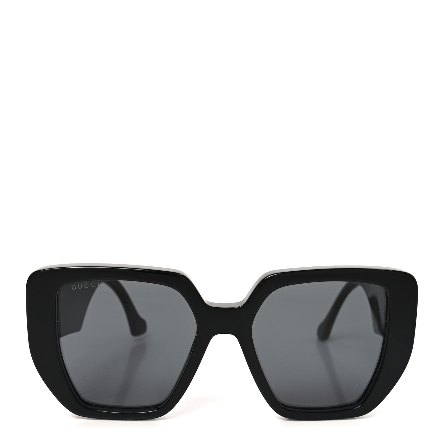 Acetate Square Frame Sunglasses GG0956S Black
