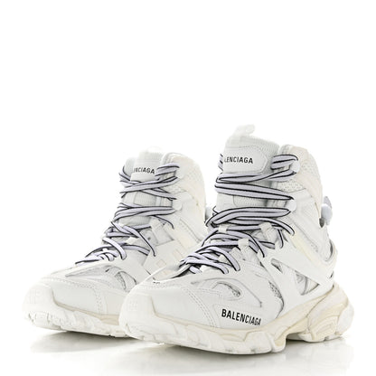 Balenciaga Mesh Nylon Womens Track Hike Sneakers 35 White 3 of 9