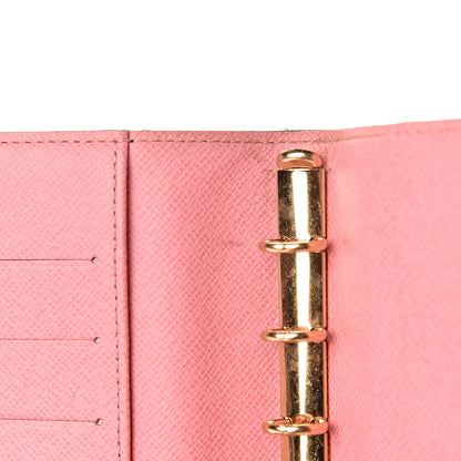 Louis Vuitton Monogram Illustre Small Ring Agenda Rose 7 of 12