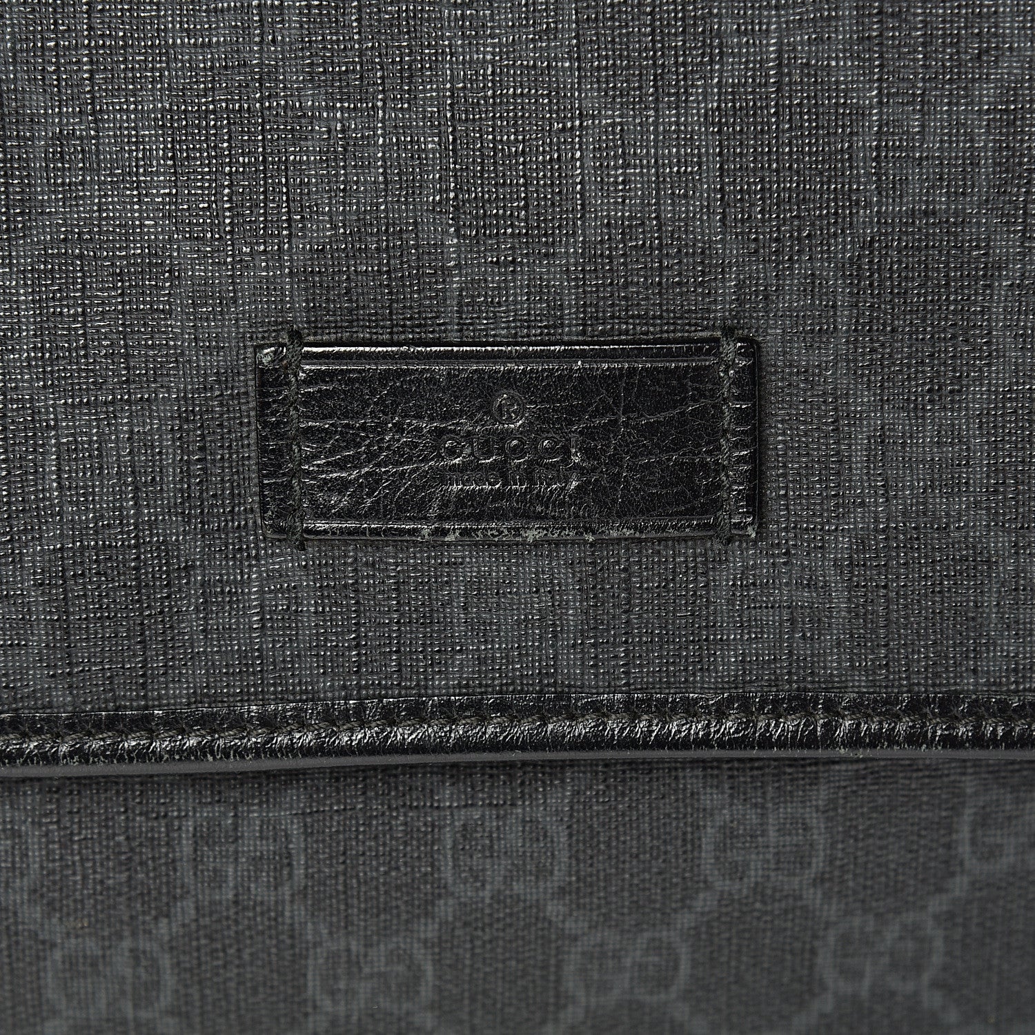 Gucci GG Plus Monogram Medium Flap Messenger Bag Black 17 of 17