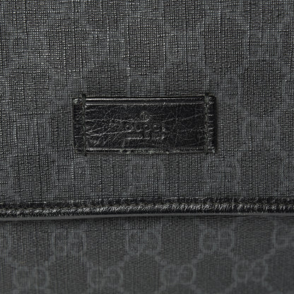 Gucci GG Plus Monogram Medium Flap Messenger Bag Black 17 of 17