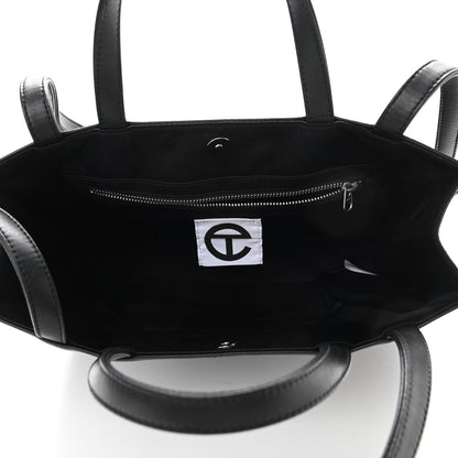 Telfar Vegan Leather Medium Shopping Bag Black 5 of 10