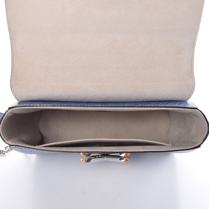 Louis Vuitton Epi Twist Shoulder Bag MM Denim Light 5 of 11