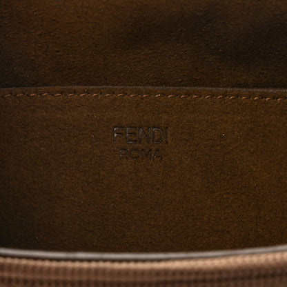 Fendi Technical Fabric FF Midi Chain Baguette Sand 6 of 8