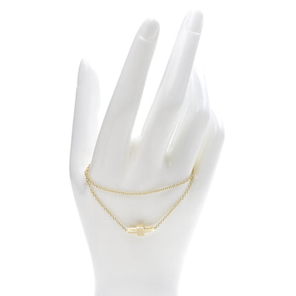 Tiffany 18K Yellow Gold T Double Chain Bracelet 2 of 5