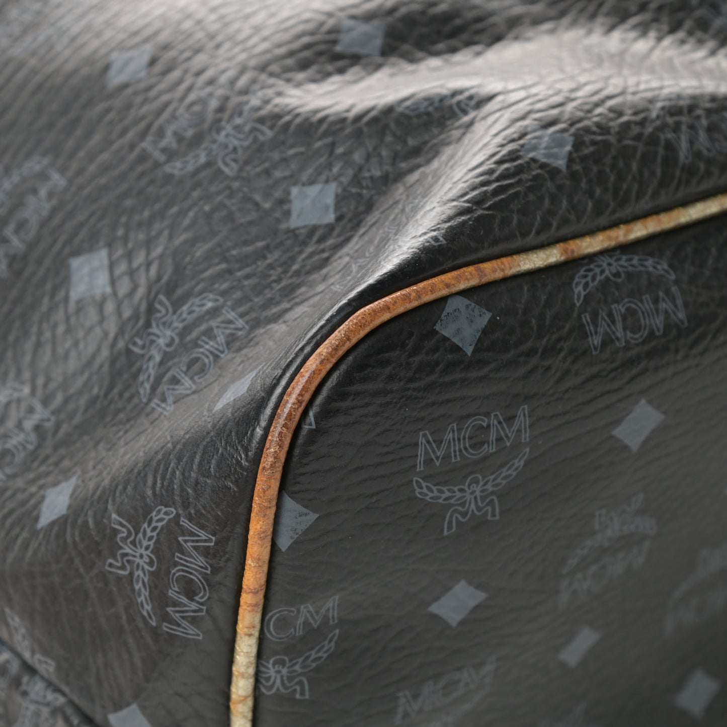 Visetos Striped Munich Lion Tote Black