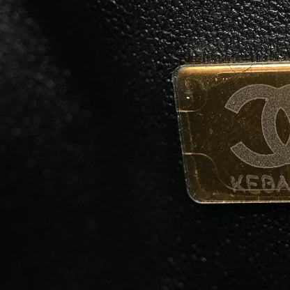 Chanel Crumpled Calfskin Quilted Clutch Black 7 of 7