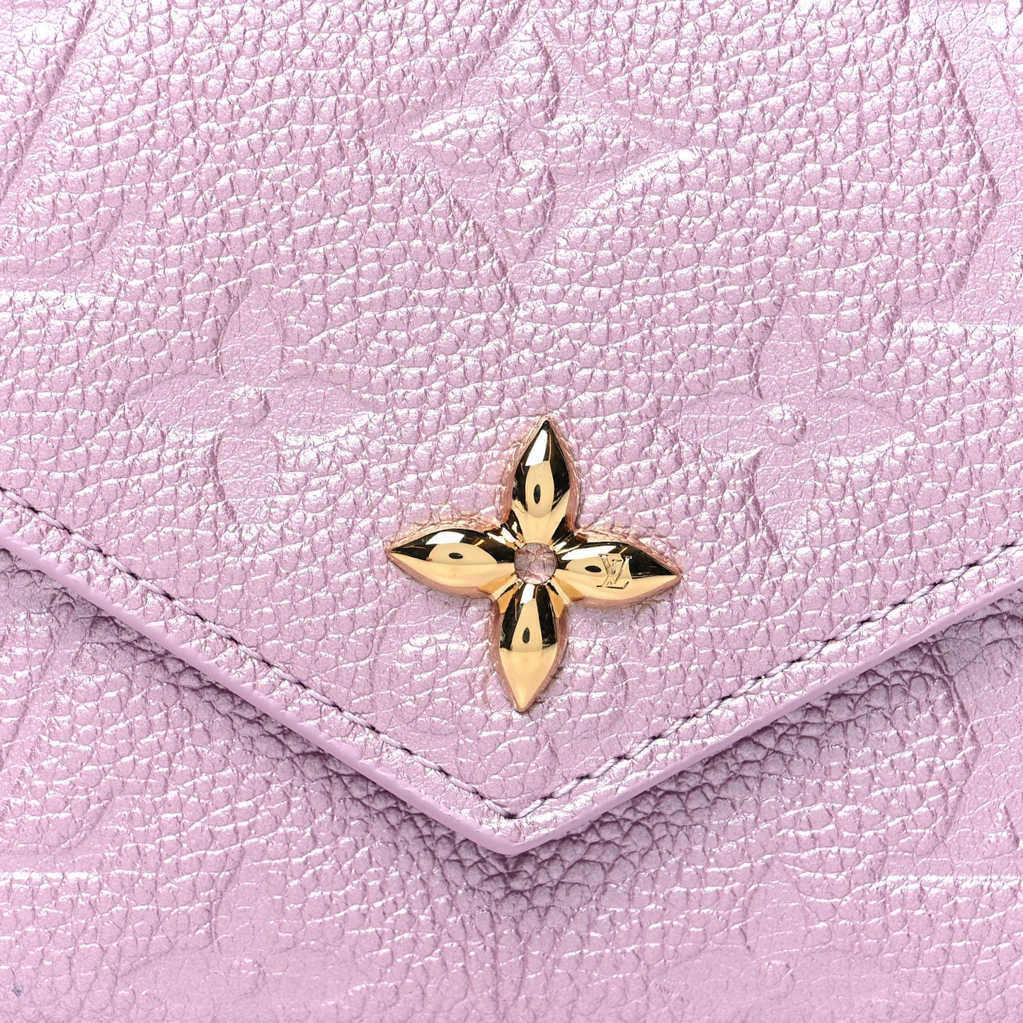 Empreinte Monogram Flower Victorine Wallet Pearly Lilac