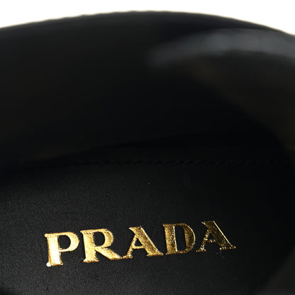 Prada Spazzolato Chocolate 50mm Combat Boots 36 Black 8 of 9