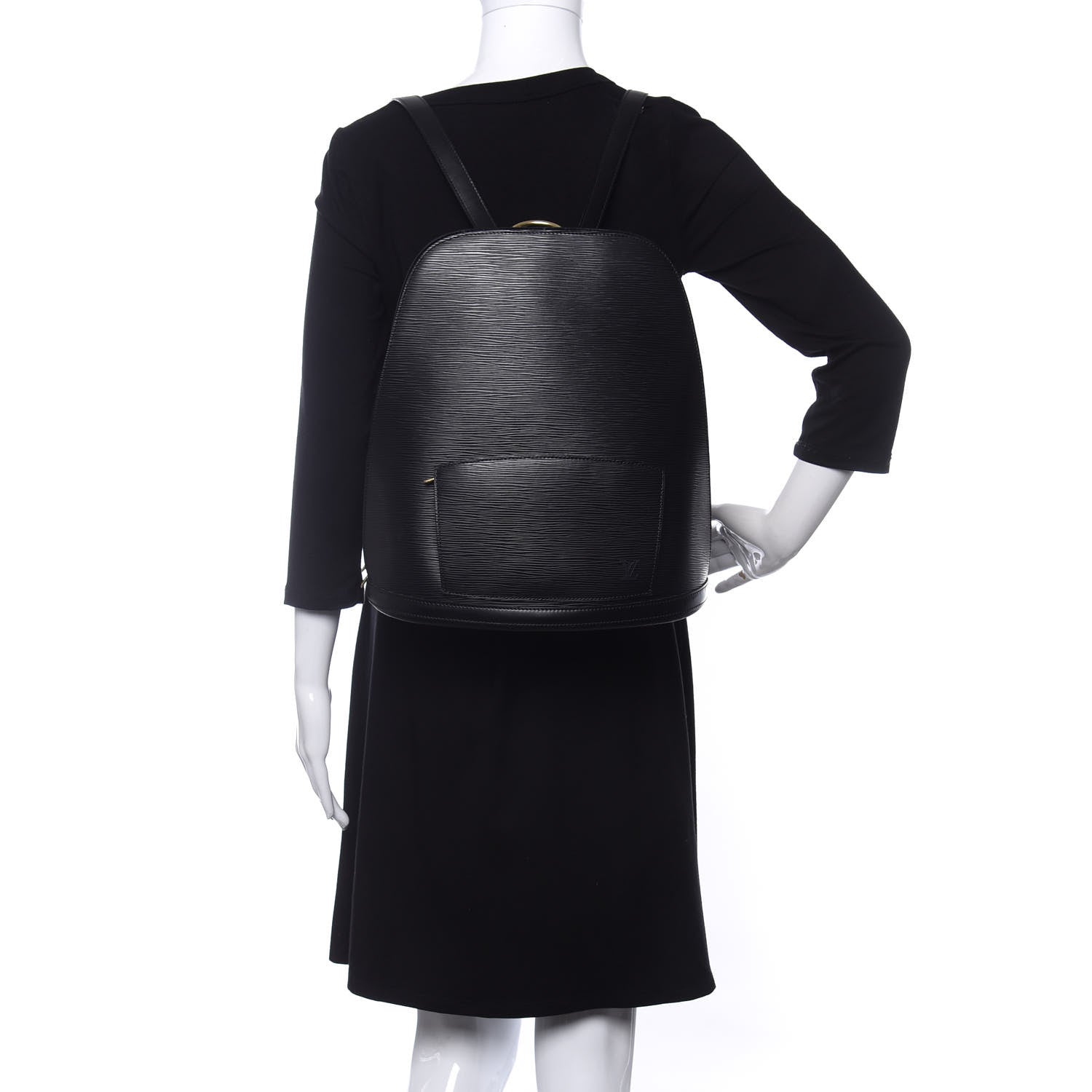 Louis Vuitton Epi Gobelins Backpack Black 2 of 9