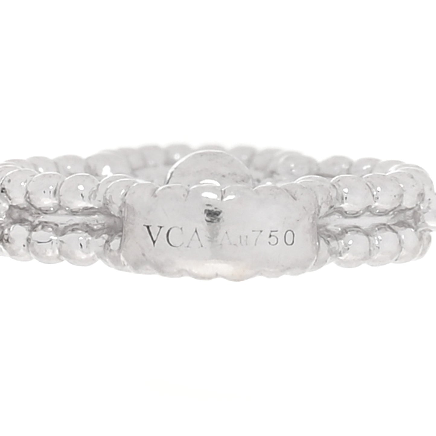 18K White Gold Diamond 6 Motifs Sweet Alhambra Bracelet
