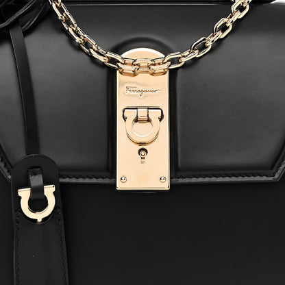 Salvatore Ferragamo Smooth Calfskin Small Boxyz Black 7 of 11