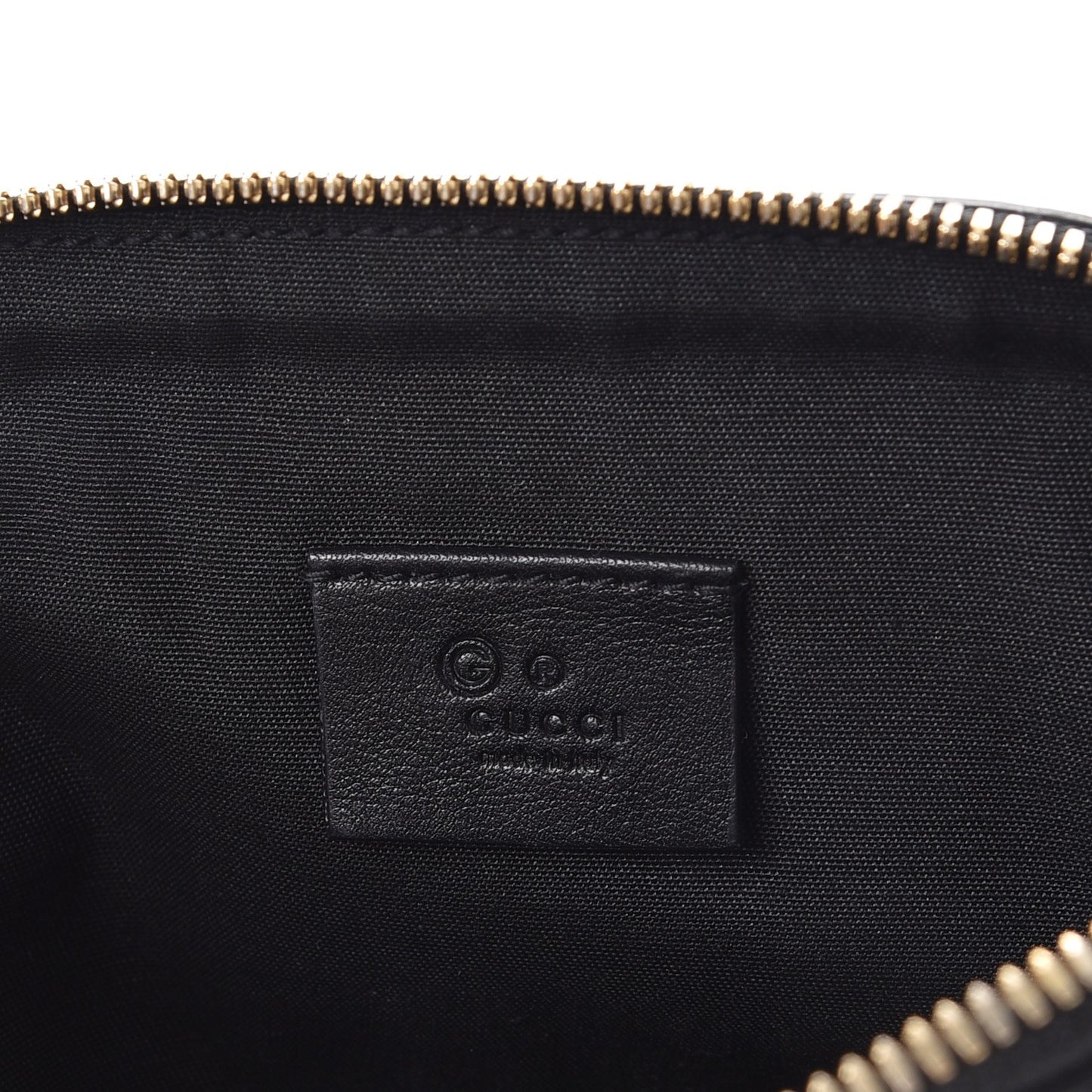 Microguccissima GG Cosmetic Case Black
