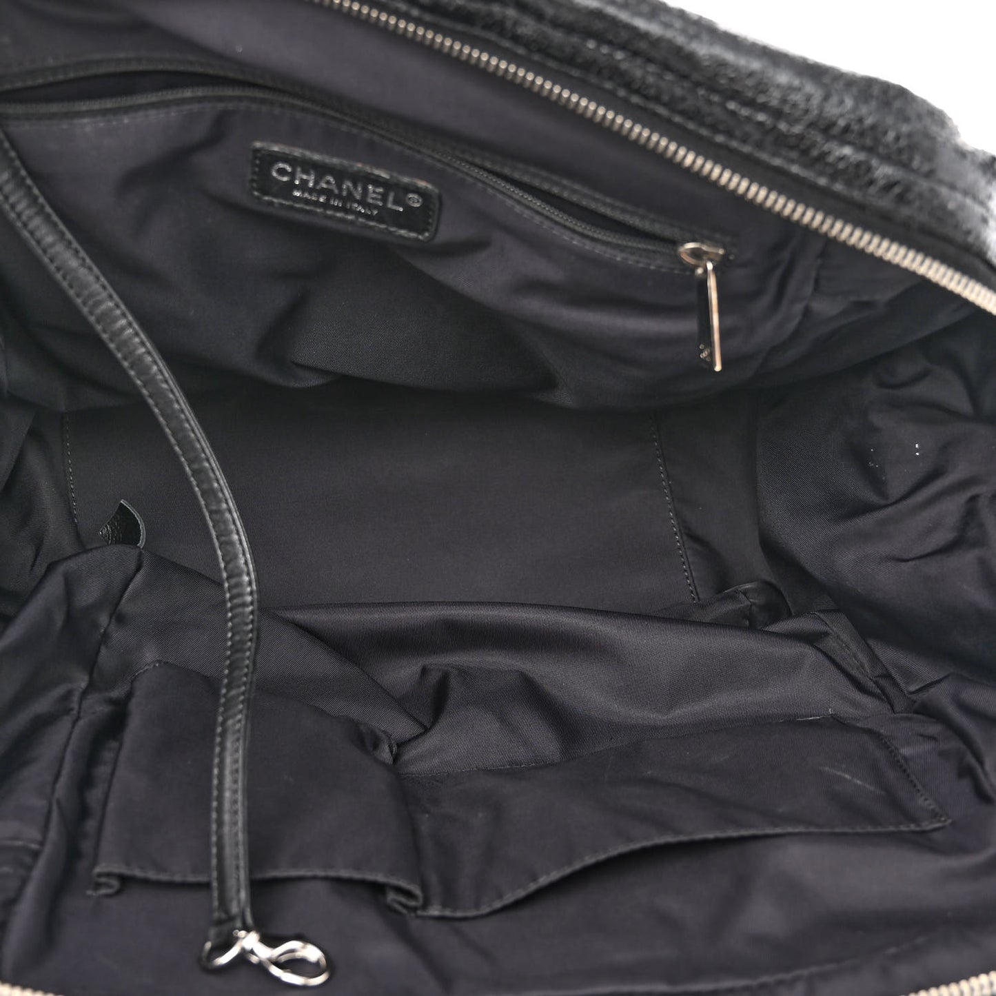 Coated Canvas Paris Biarritz Satchel Black