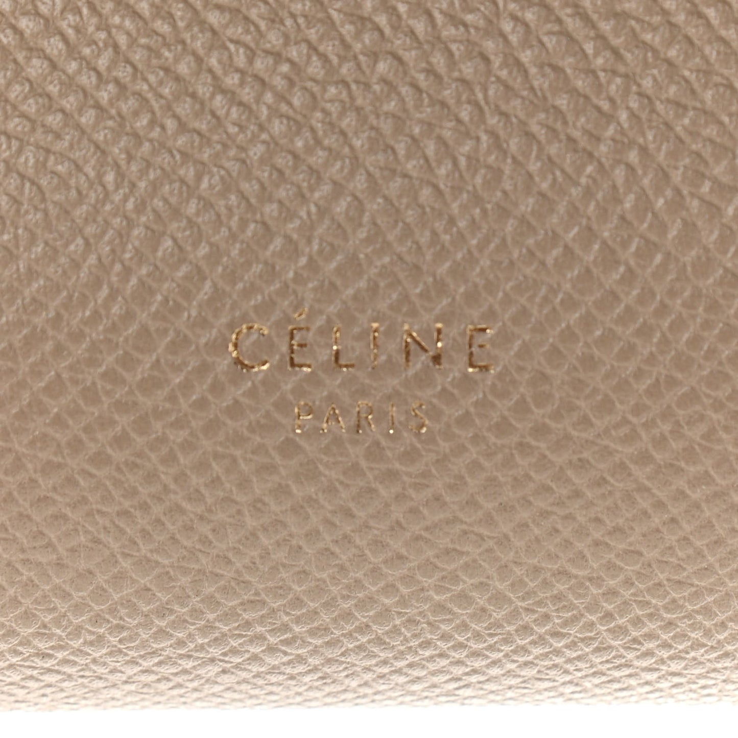 Grained Calfskin Micro Belt Bag Light Taupe